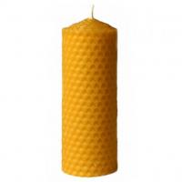 Svíčka ze včelího vosku, 100/40mm Pleva